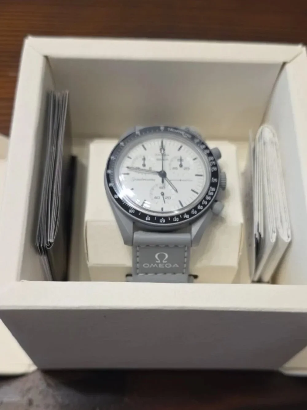 Swatch x Omega BIOCERAMIC MoonSwatch 1965 Gray White SO33M106